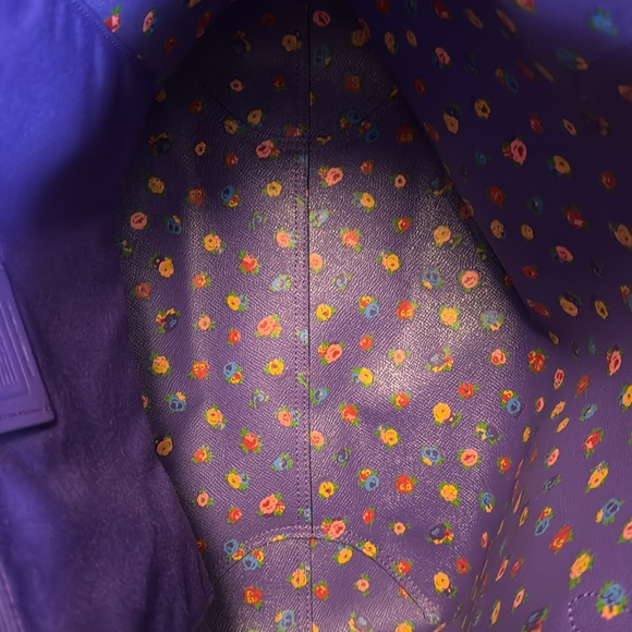 COPY - New with tags purple coach signature city tote( NOT SOLD) - Picture 5 of 8